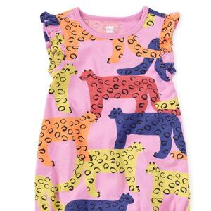 Tea Collection Flutter Baby Romper, Bright Jaguars 12-18 months